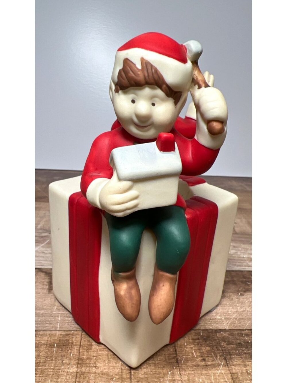 Santa & Teddy Bear Candle Holder By Partylite